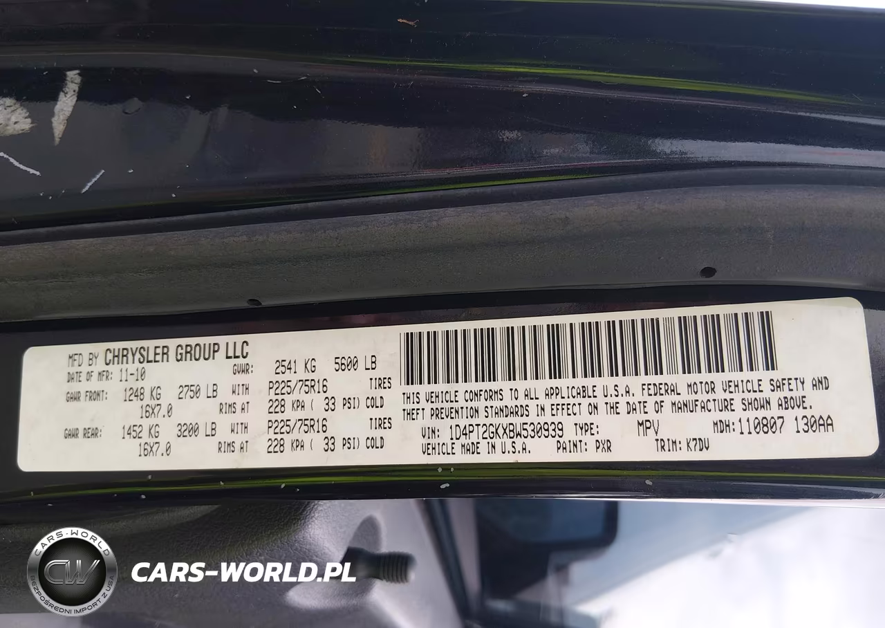 2011 Dodge Nitro Se VIN:1D4PT2GKXBW530939 - 9