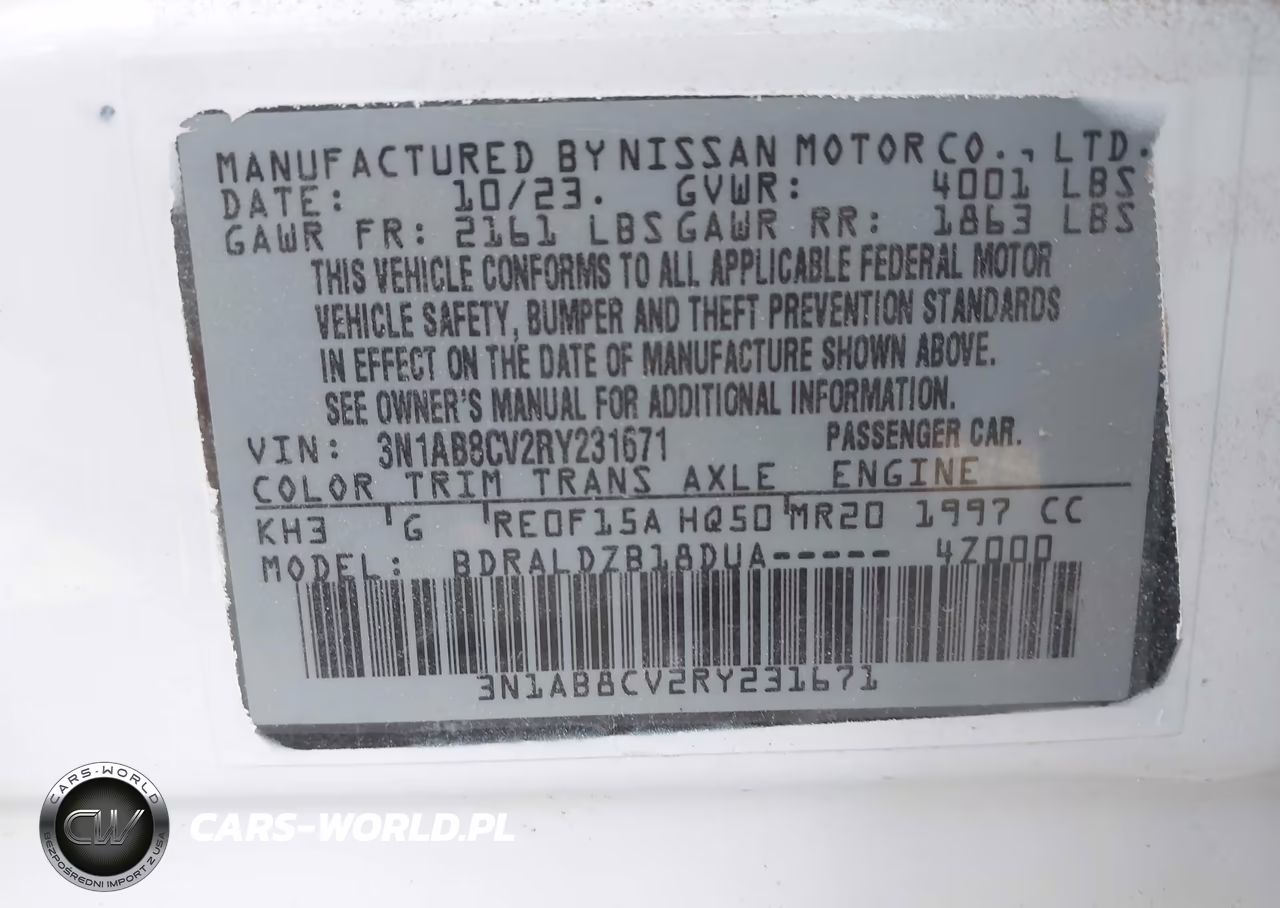 2024 Nissan Sentra Sv Xtronic Cvt VIN:3N1AB8CV2RY231671 - 9