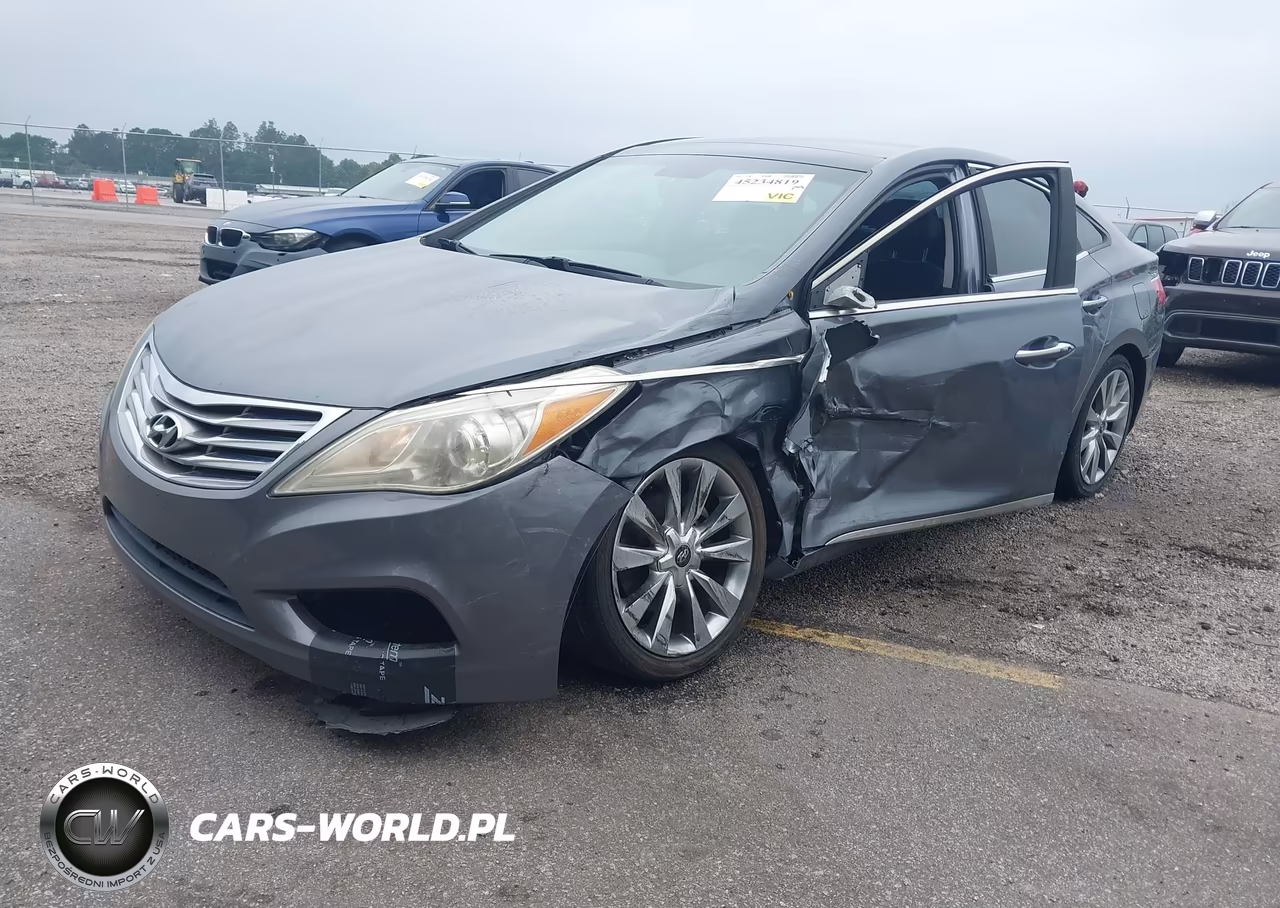 2012 Hyundai Azera VIN:KMHFH4JGXCA125958 - 2