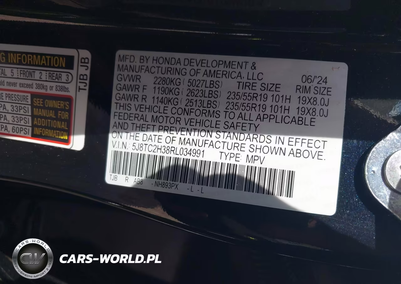 2024 Acura Rdx Standard VIN:5J8TC2H38RL034991 - 9