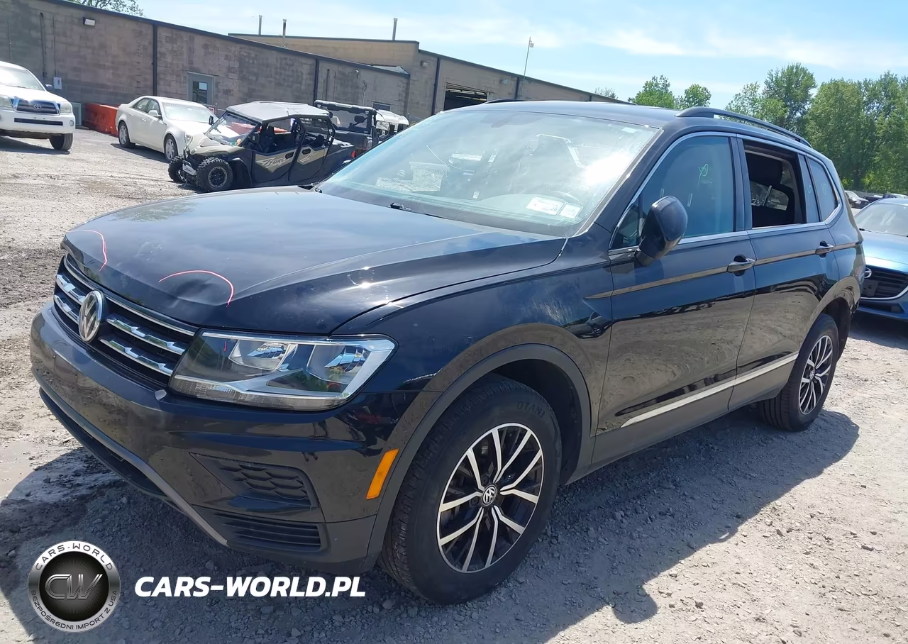 2021 Volkswagen Tiguan 2.0T Se-2.0T Se R-Line Black-2.0T Sel VIN:3VV2B7AX0MM047637 - 2