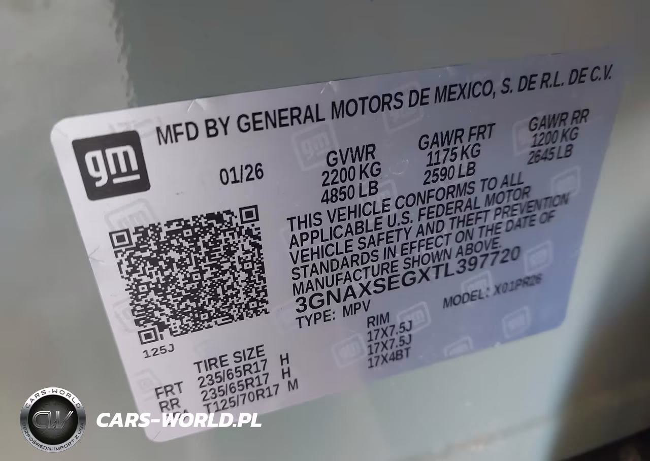 2026 Chevrolet Equinox Awd Activ VIN:3GNAXSEGXTL397720 - 9