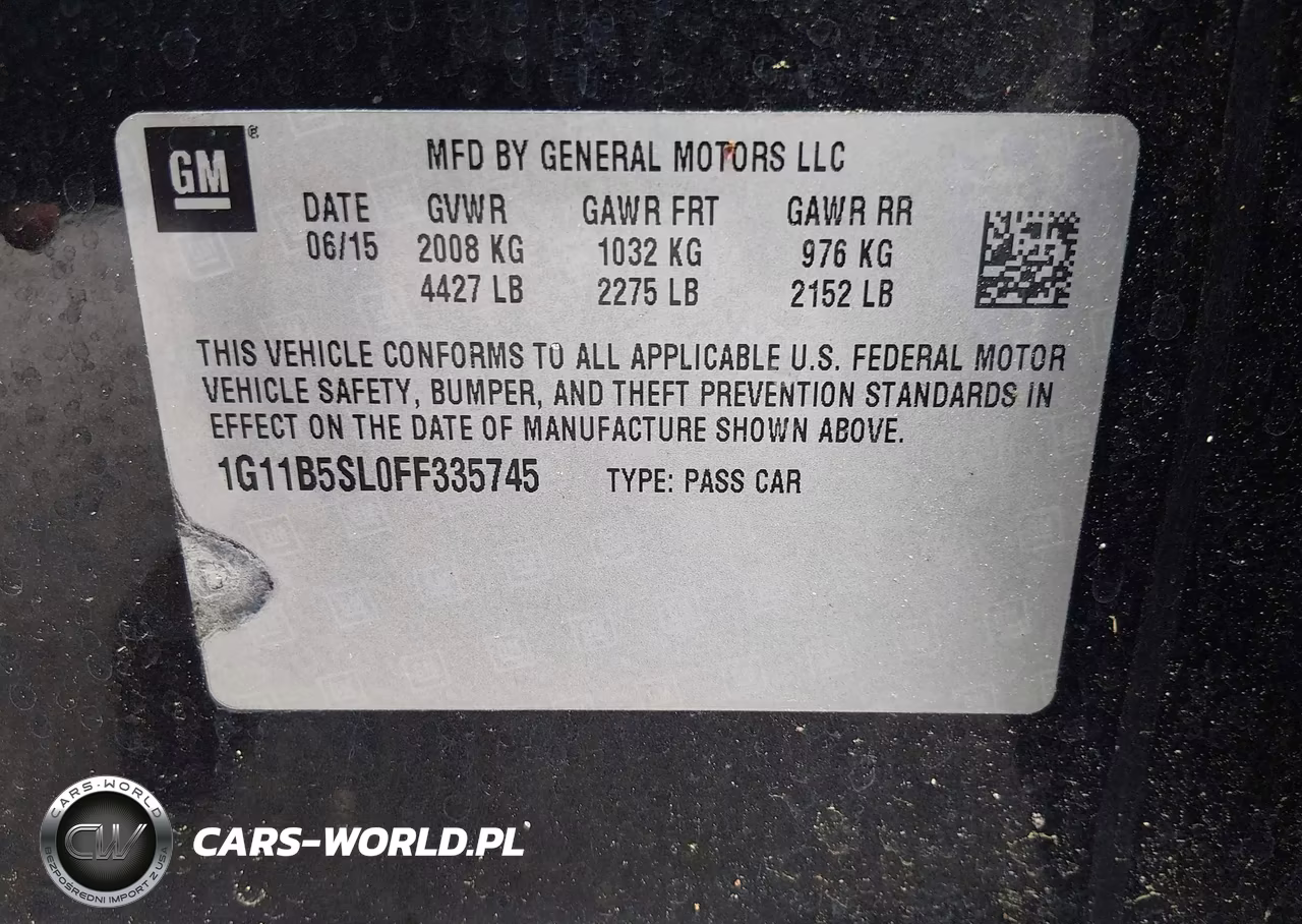 2015 Chevrolet Malibu Ls VIN:1G11B5SL0FF335745 - 9