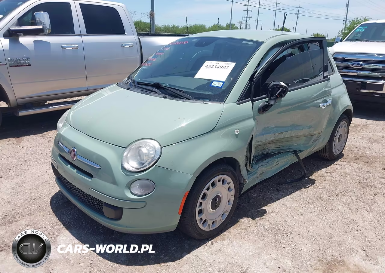 2015 Fiat 500 Pop VIN:3C3CFFARXFT534375 - 2