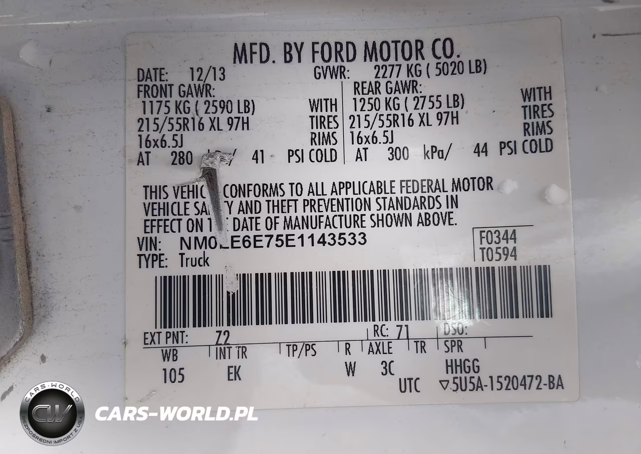 2014 Ford Transit Connect Xl VIN:NM0LE6E75E1143533 - 9
