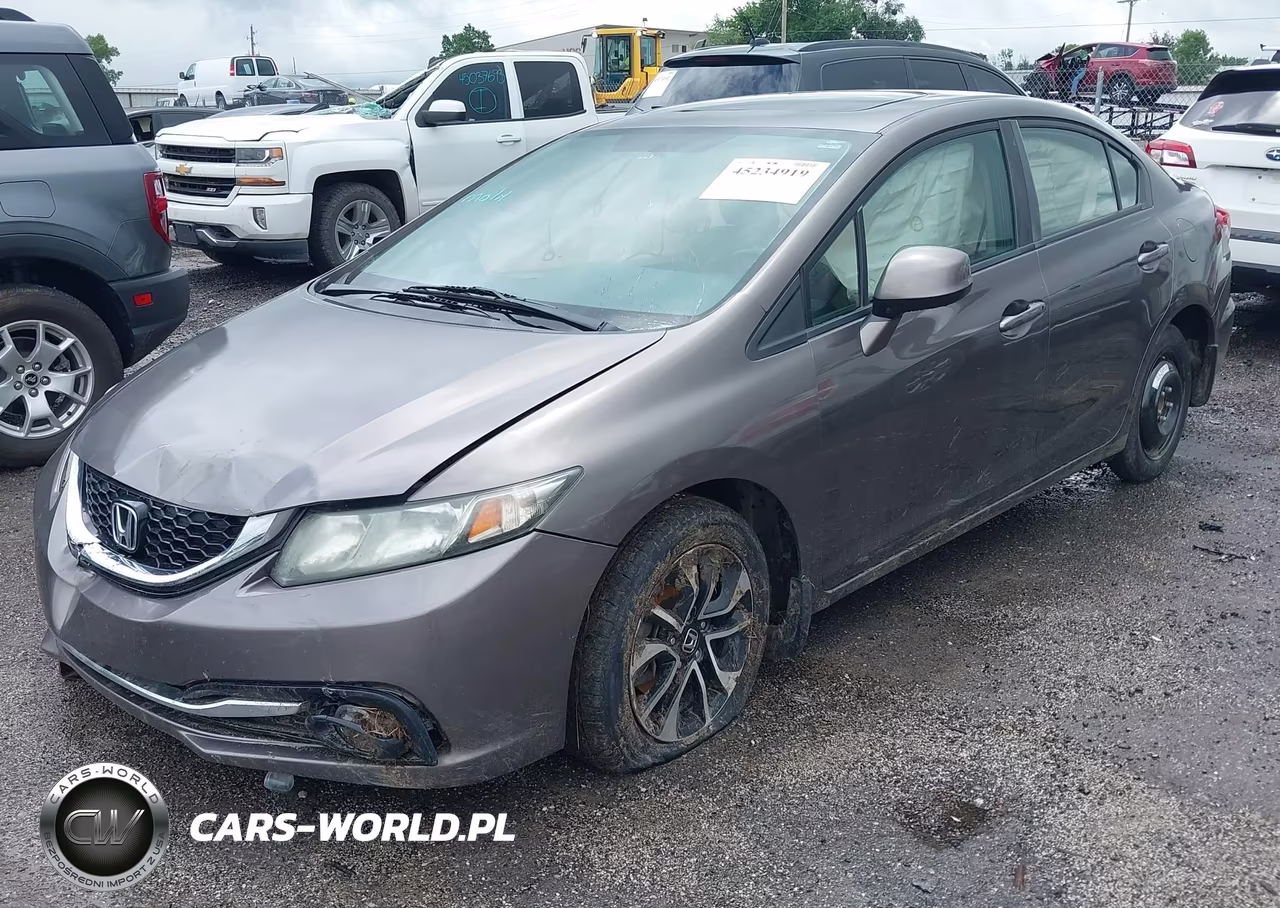 2013 Honda Civic Ex-L VIN:2HGFB2F9XDH526242 - 2
