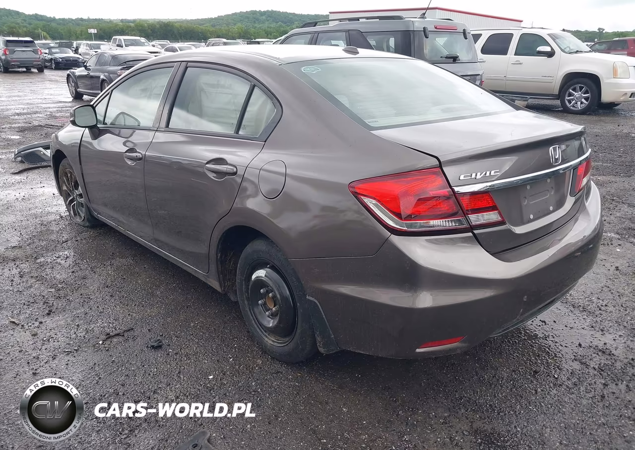 2013 Honda Civic Ex-L VIN:2HGFB2F9XDH526242 - 3