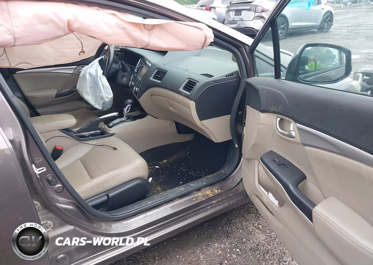 2013 Honda Civic Ex-L VIN:2HGFB2F9XDH526242 - 5