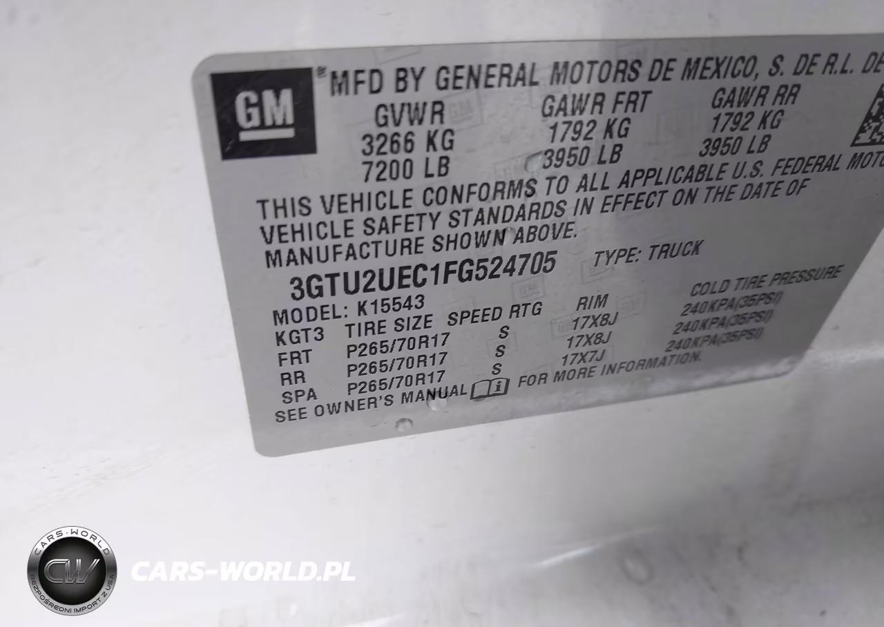2015 GMC Sierra 1500 Sle VIN:3GTU2UEC1FG524705 - 9