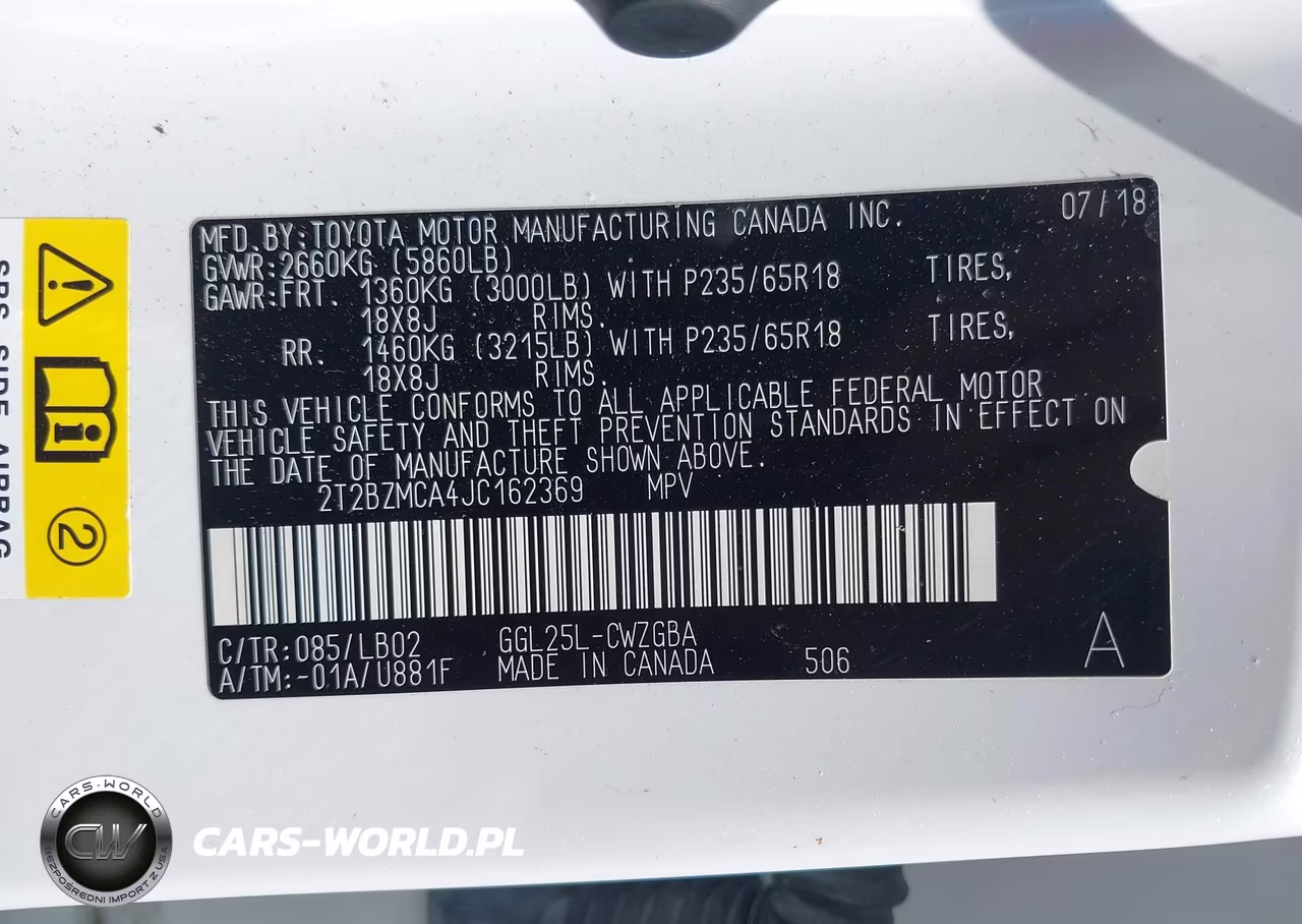2018 Lexus Rx 350 VIN:2T2BZMCA4JC162369 - 9