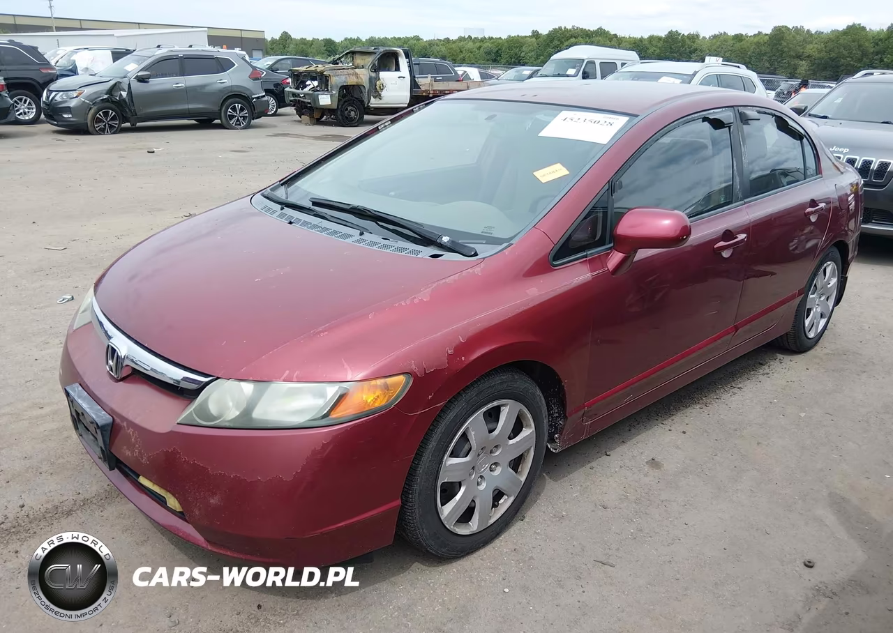 2008 Honda Civic Lx VIN:1HGFA16508L087345 - 2