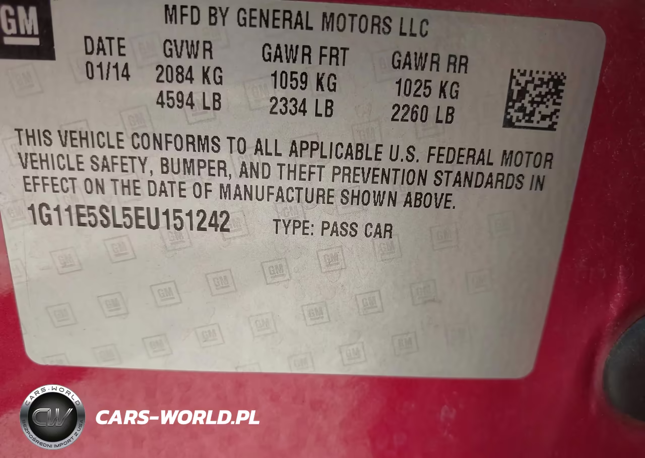 2014 Chevrolet Malibu 2Lt VIN:1G11E5SL5EU151242 - 9