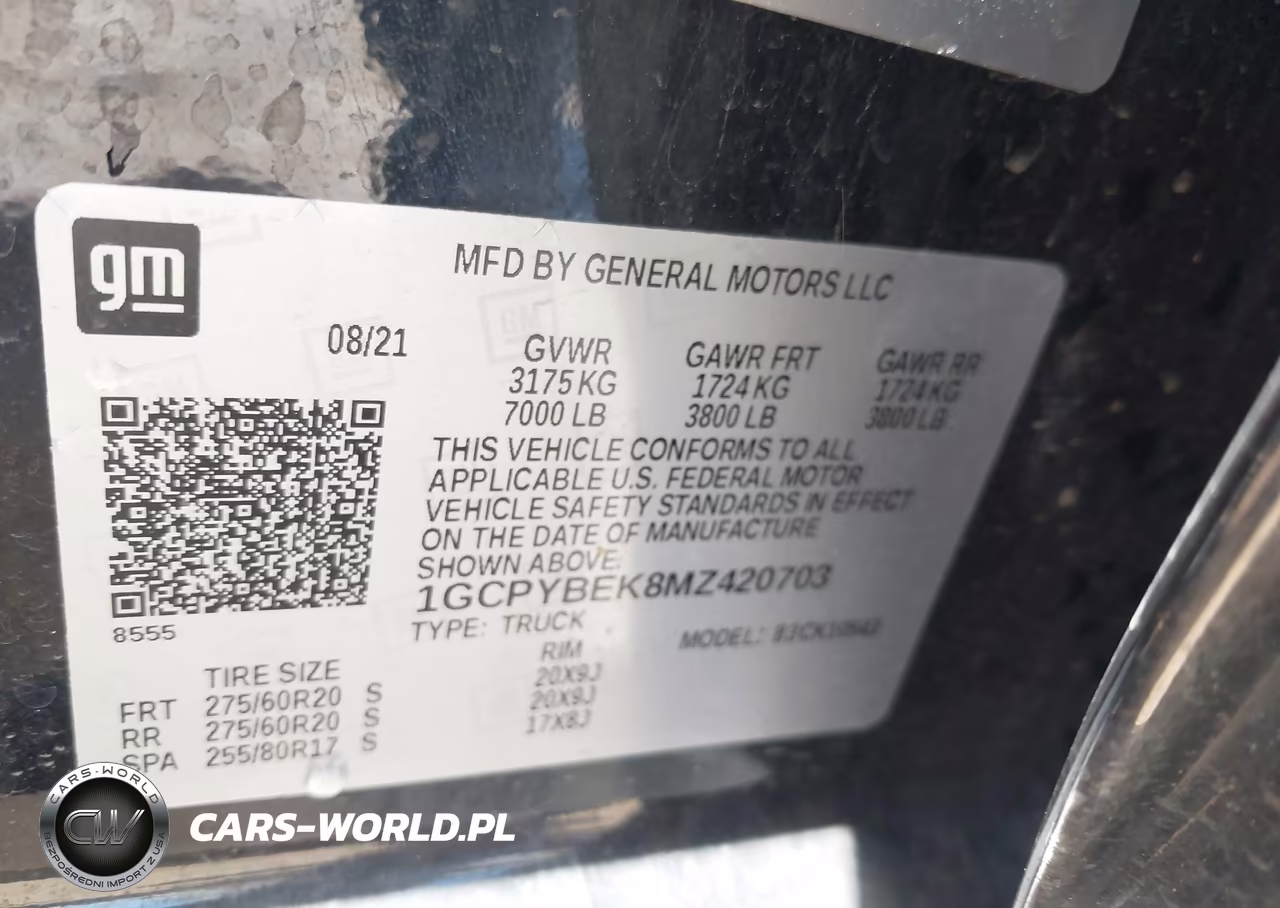2021 Chevrolet Silverado 1500 VIN:1GCPYBEK8MZ420703 - 9