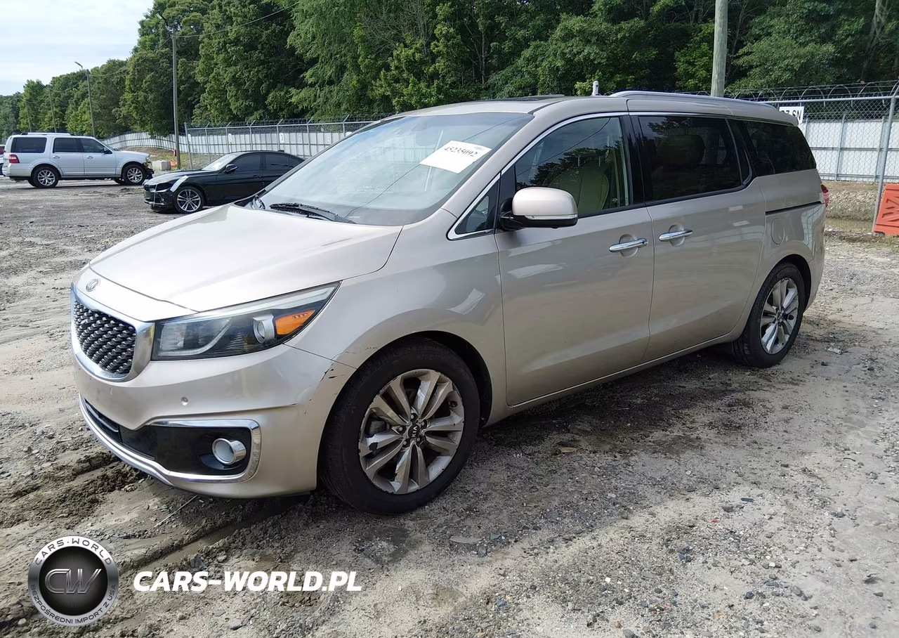 2015 Kia Sedona Sx Luxury VIN:KNDME5C17F6045219 - 2