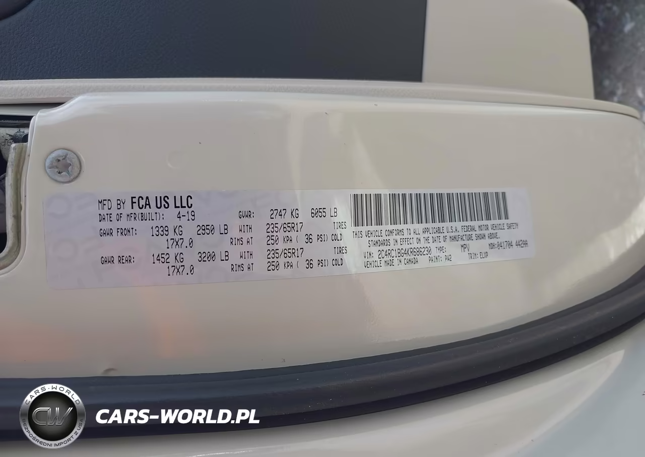 2019 Chrysler Pacifica Touring L VIN:2C4RC1BG4KR686230 - 9