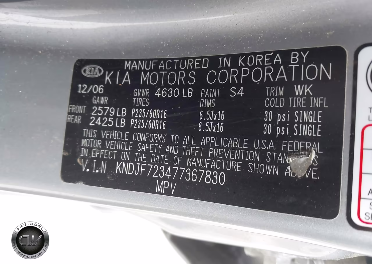 2007 Kia Sportage Lx V6 VIN:KNDJF723477367830 - 9