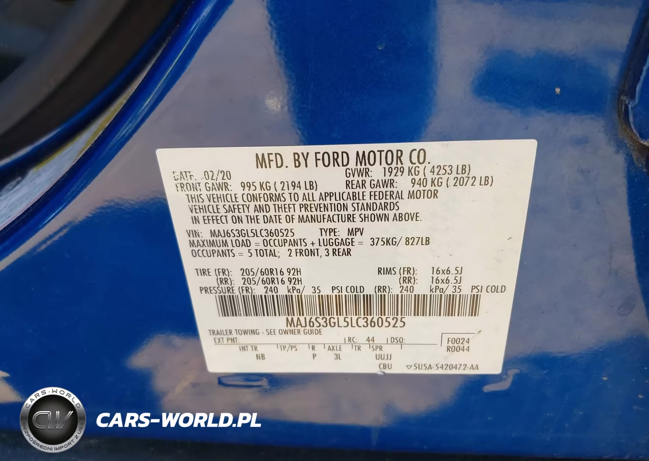 2020 Ford Ecosport Se VIN:MAJ6S3GL5LC360525 - 9