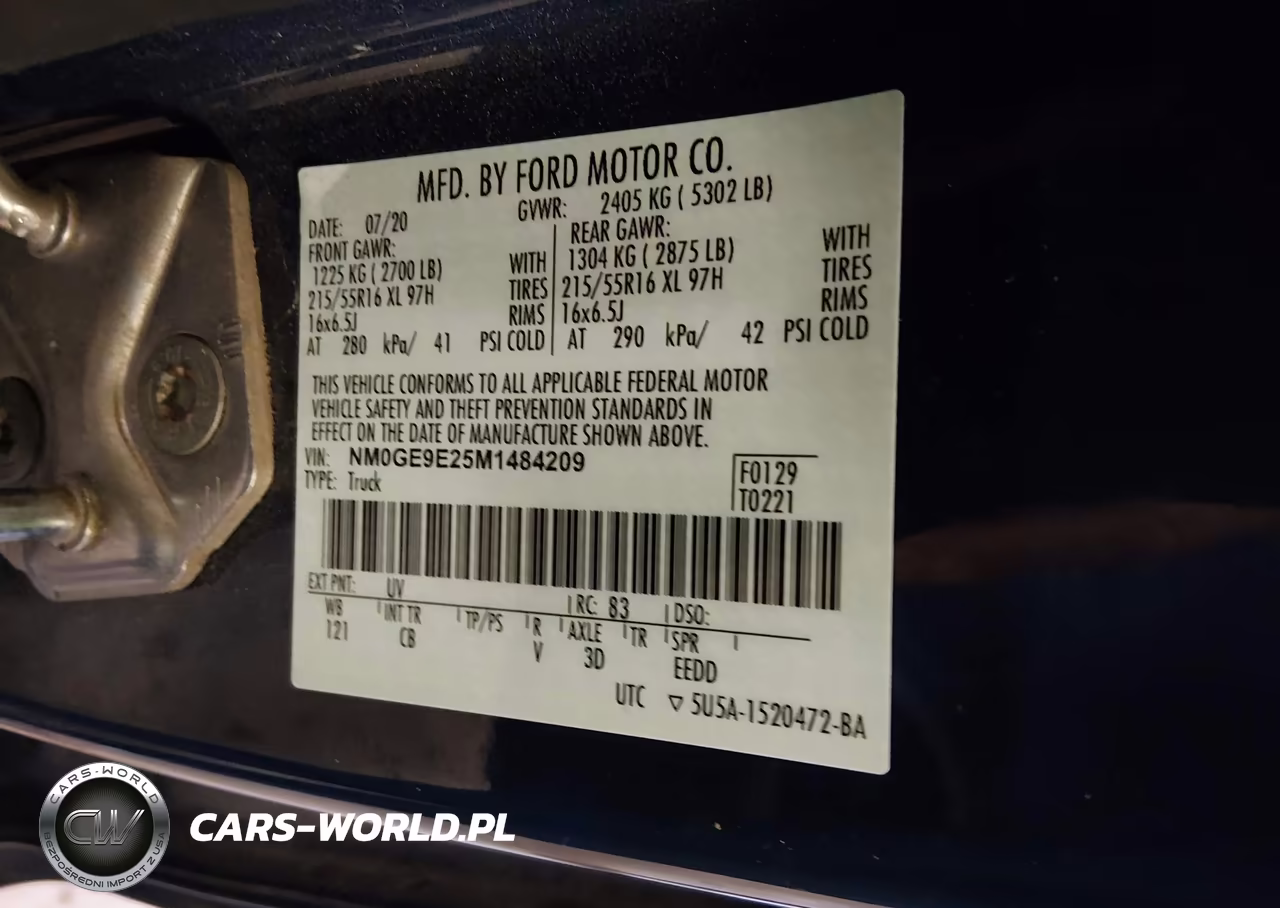 2021 Ford Transit Connect Xl Passenger VIN:NM0GE9E25M1484209 - 9
