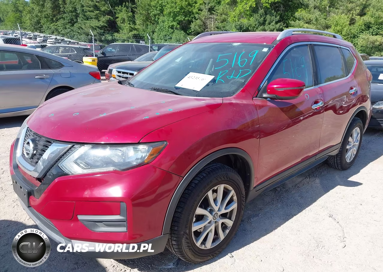 2017 Nissan Rogue Sv VIN:5N1AT2MV8HC851546 - 2