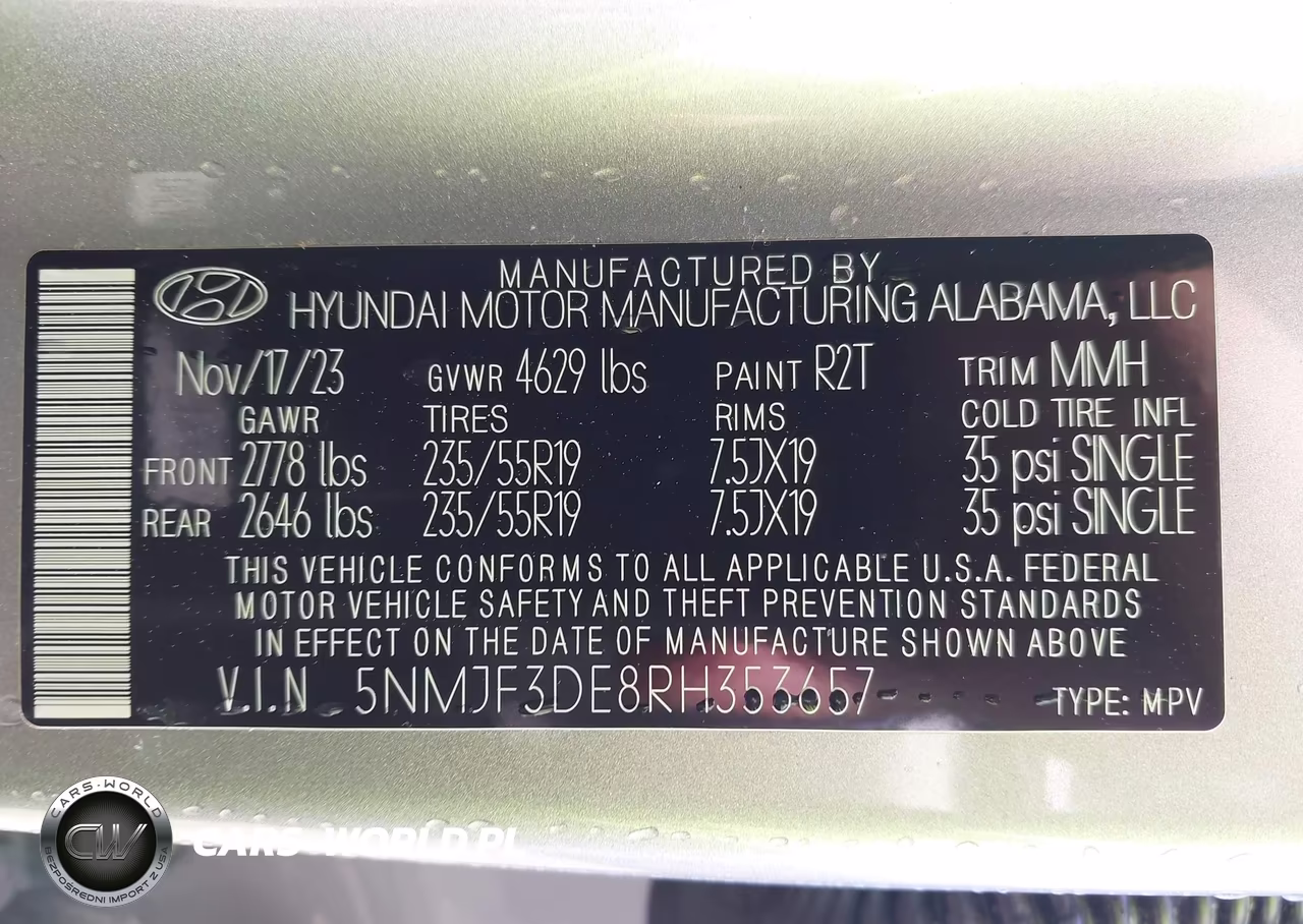 2024 Hyundai Tucson Sel VIN:5NMJF3DE8RH353657 - 9