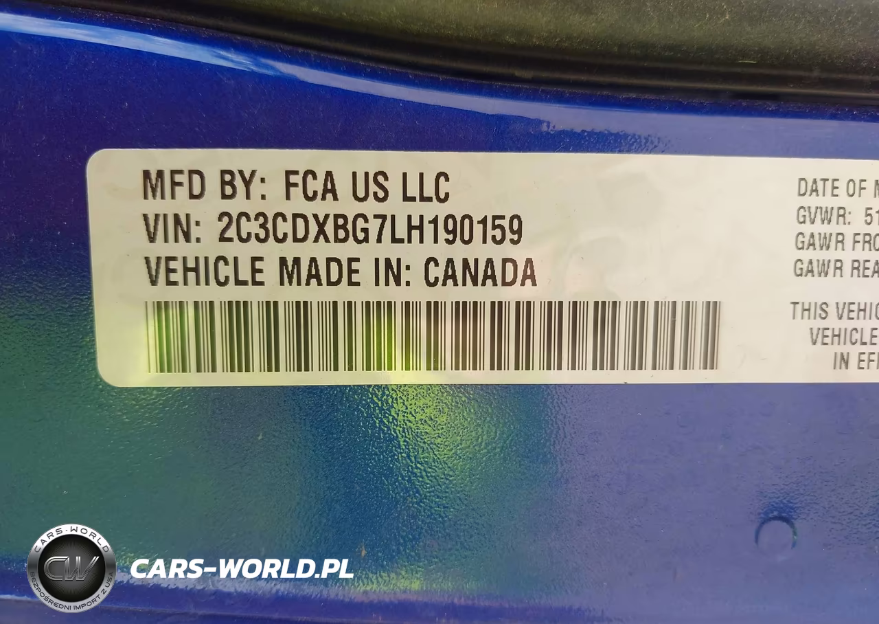 2020 Dodge Charger Sxt Rwd VIN:2C3CDXBG7LH190159 - 9