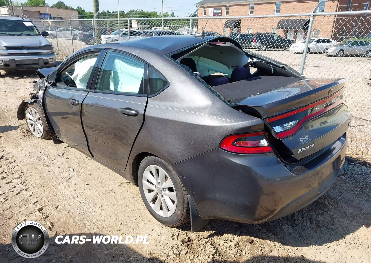 2014 Dodge Dart Sxt VIN:1C3CDFBB2ED822287 - 3