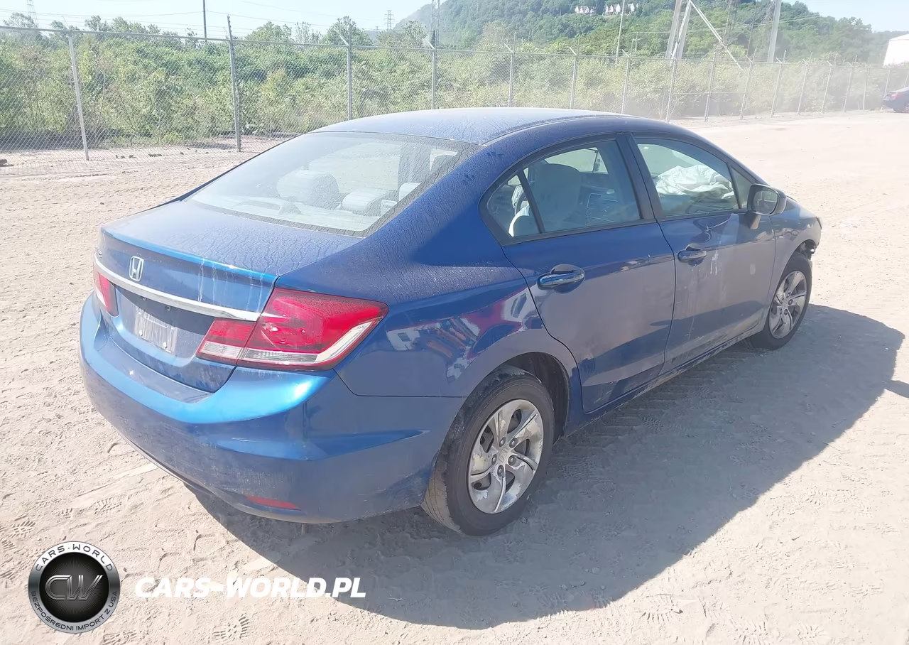 2014 Honda Civic Lx VIN:19XFB2F57EE214789 - 4