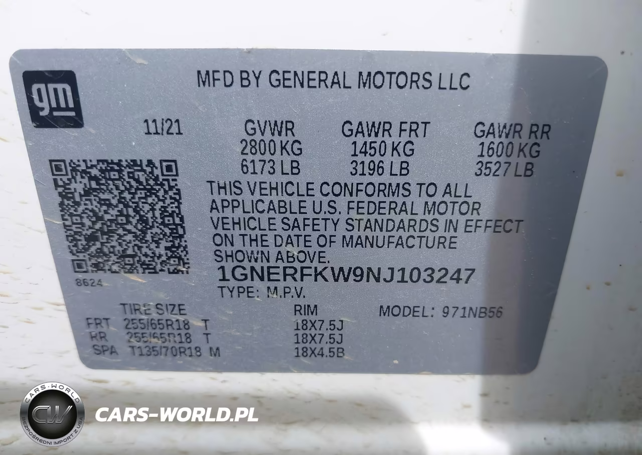 2022 Chevrolet Traverse Fwd Ls VIN:1GNERFKW9NJ103247 - 9