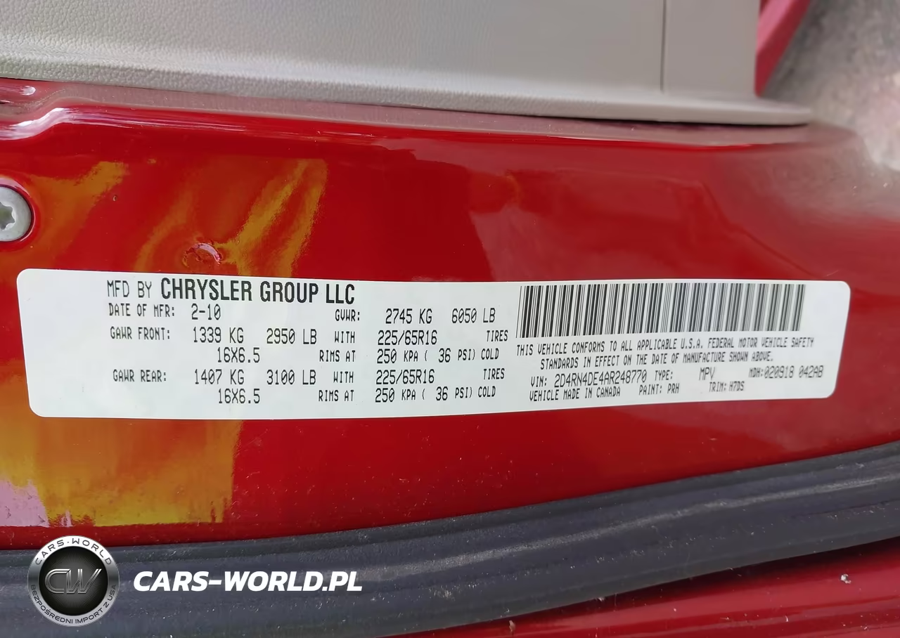 2010 Dodge Grand Caravan Se VIN:2D4RN4DE4AR248770 - 9