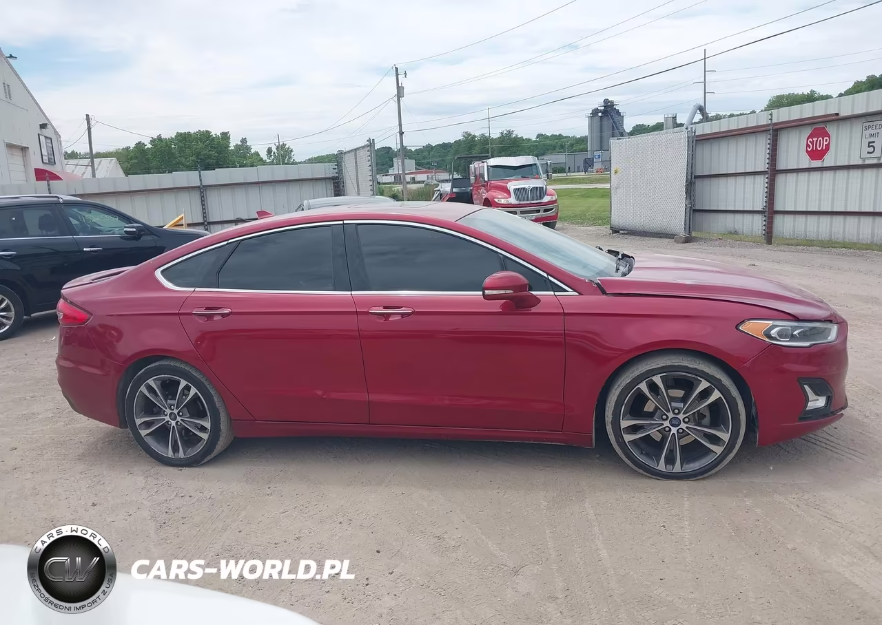 2019 Ford Fusion Titanium VIN:3FA6P0D92KR225205 - 14