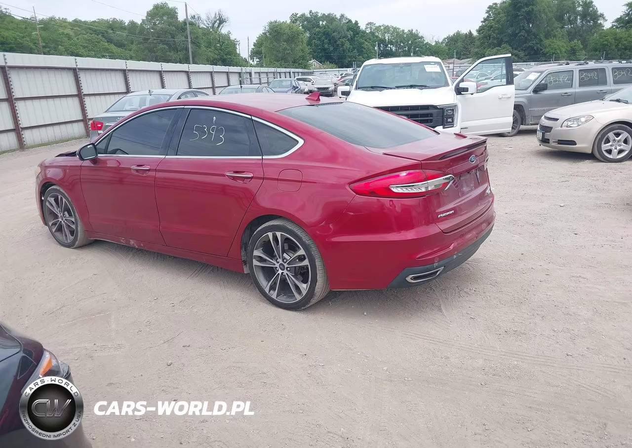 2019 Ford Fusion Titanium VIN:3FA6P0D92KR225205 - 3