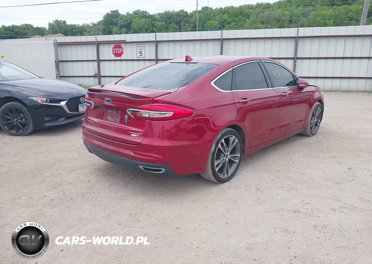 2019 Ford Fusion Titanium VIN:3FA6P0D92KR225205 - 4