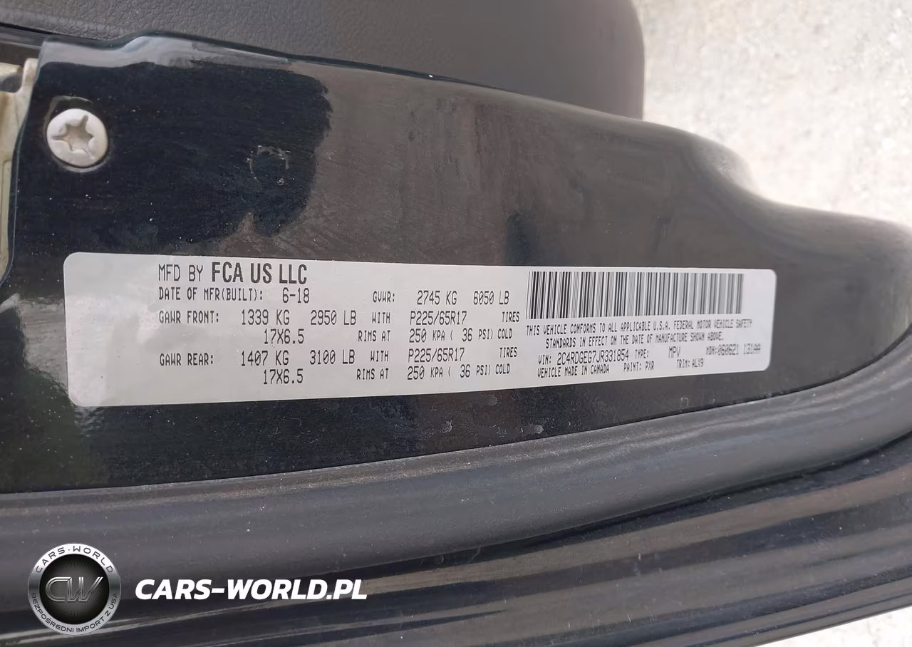 2018 Dodge Grand Caravan Gt VIN:2C4RDGEG7JR331854 - 9