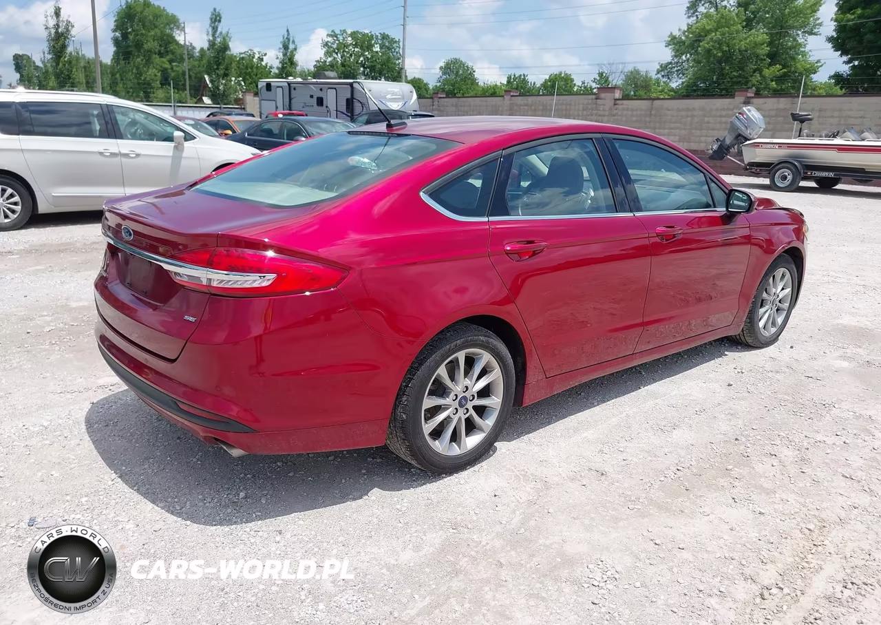 2017 Ford Fusion Se VIN:3FA6P0H79HR398298 - 4