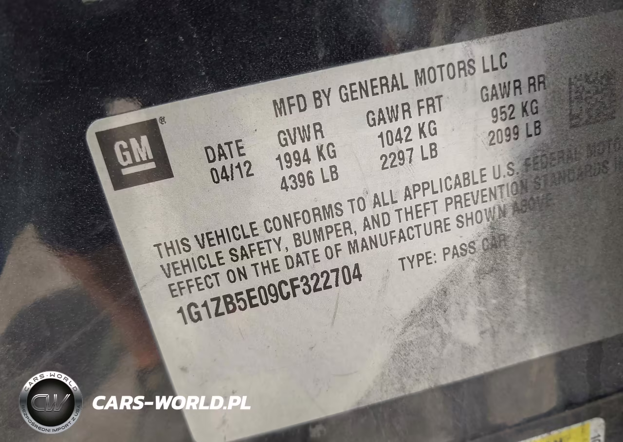 2012 Chevrolet Malibu Ls VIN:1G1ZB5E09CF322704 - 9