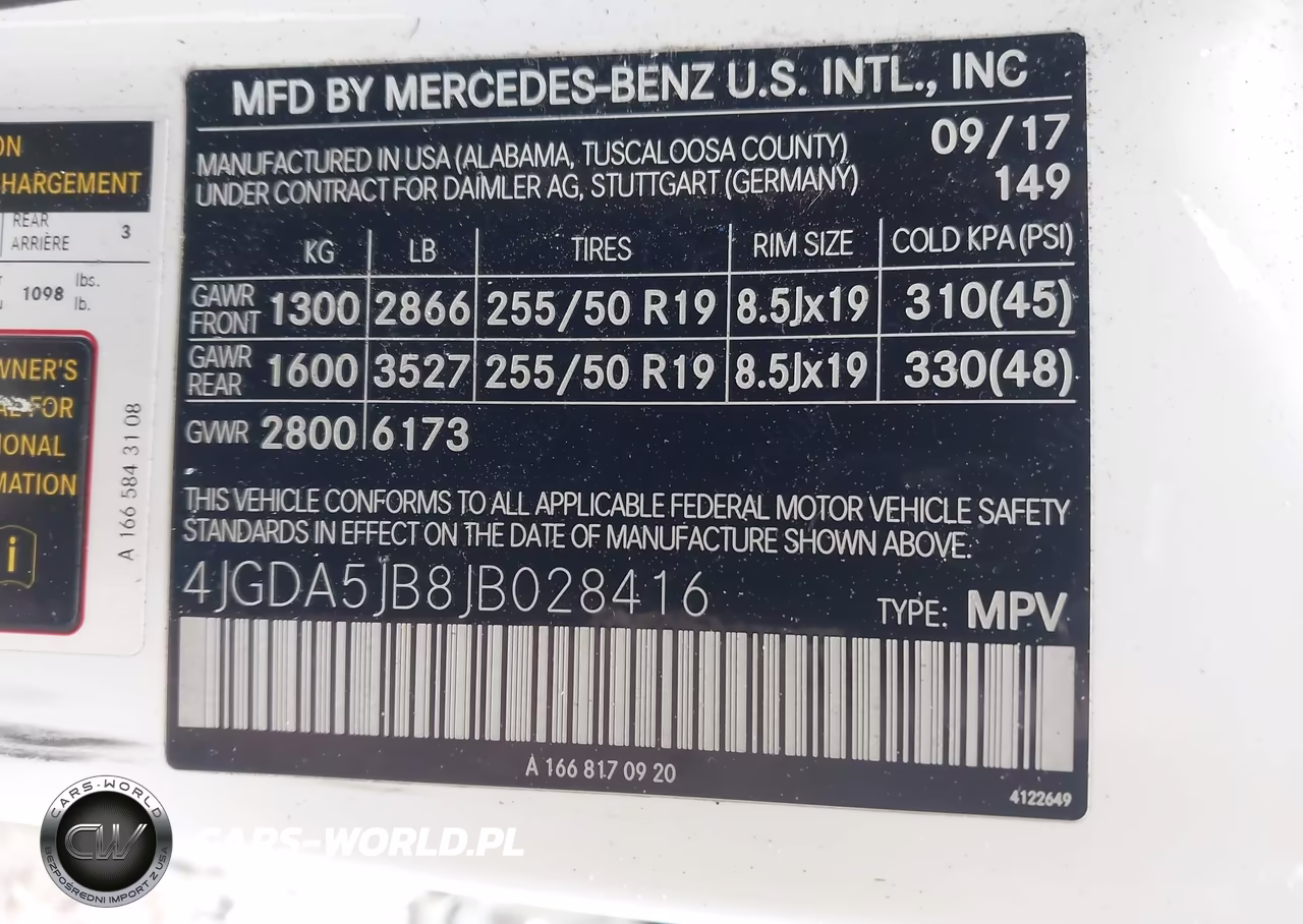 2018 Mercedes-Benz Gle 350 VIN:4JGDA5JB8JB028416 - 9