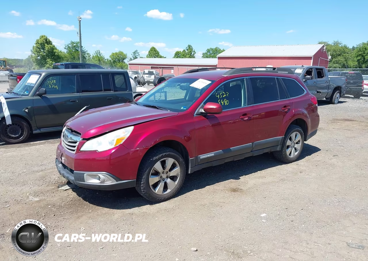 2012 Subaru Outback 3.6R VIN:4S4BRDAC2C2279938 - 2