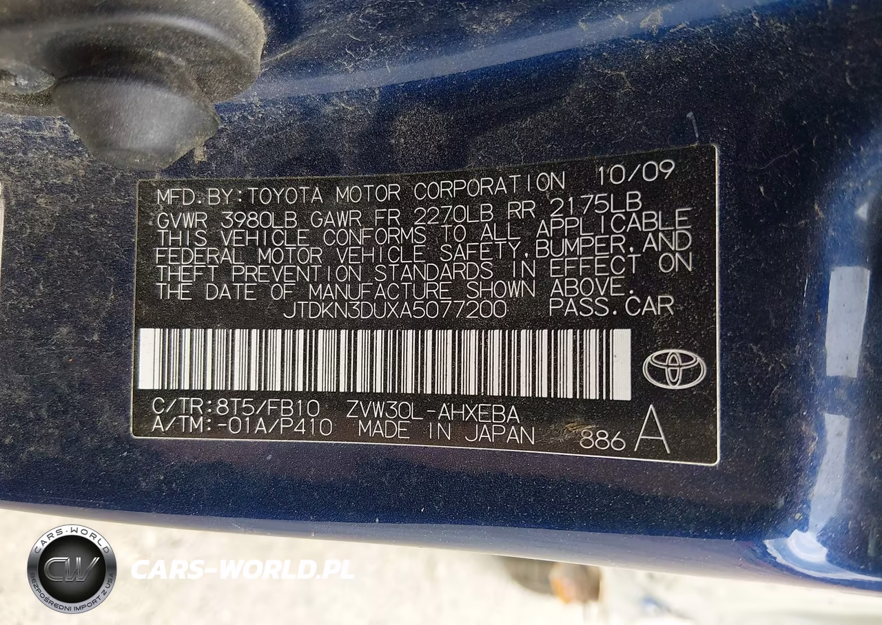 2010 Toyota Prius Iii VIN:JTDKN3DUXA5077200 - 9