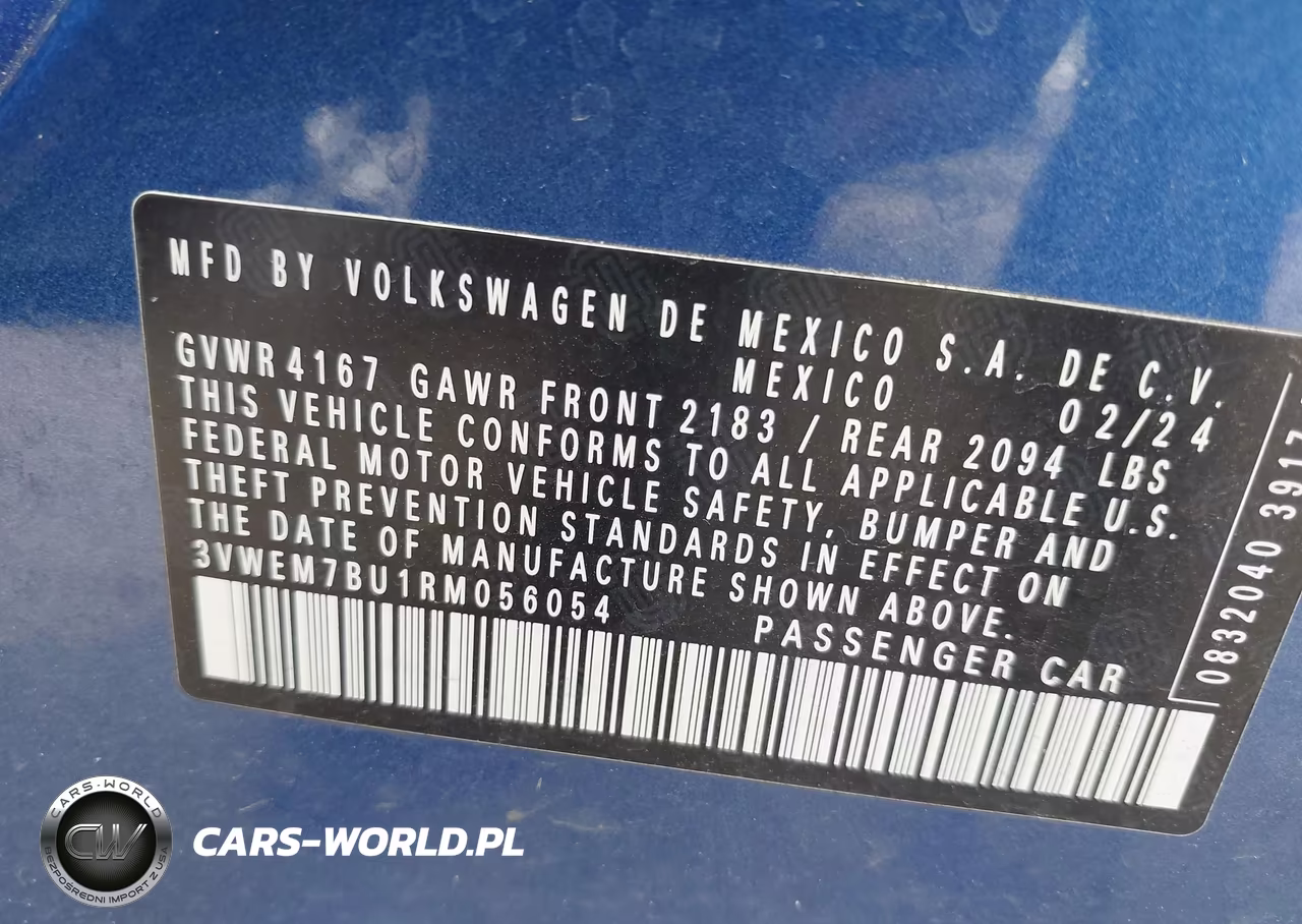 2024 Volkswagen Jetta 1.5T Se VIN:3VWEM7BU1RM056054 - 9