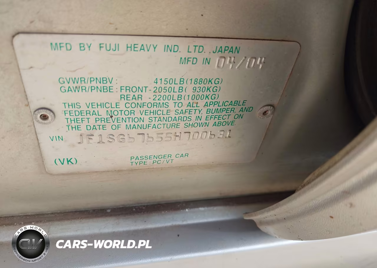 2005 Subaru Forester 2.5Xs L.l. Bean VIN:JF1SG67655H700631 - 9
