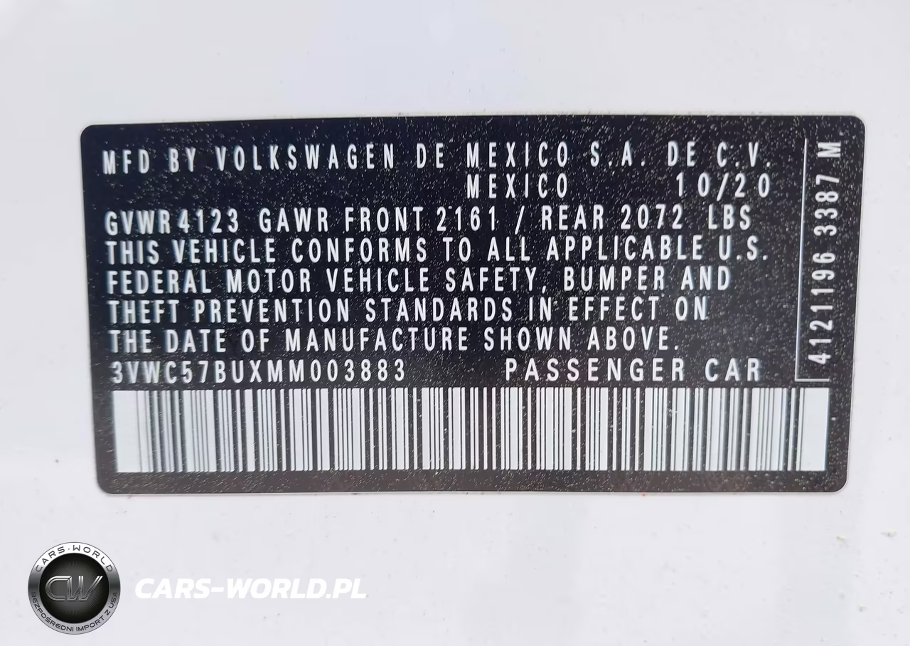 2021 Volkswagen Jetta 1.4T R-Line-1.4T S-1.4T Se VIN:3VWC57BUXMM003883 - 9