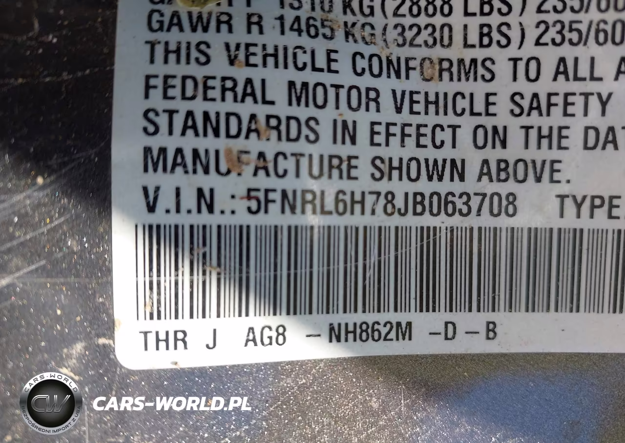 2018 Honda Odyssey Ex-L VIN:5FNRL6H78JB063708 - 9