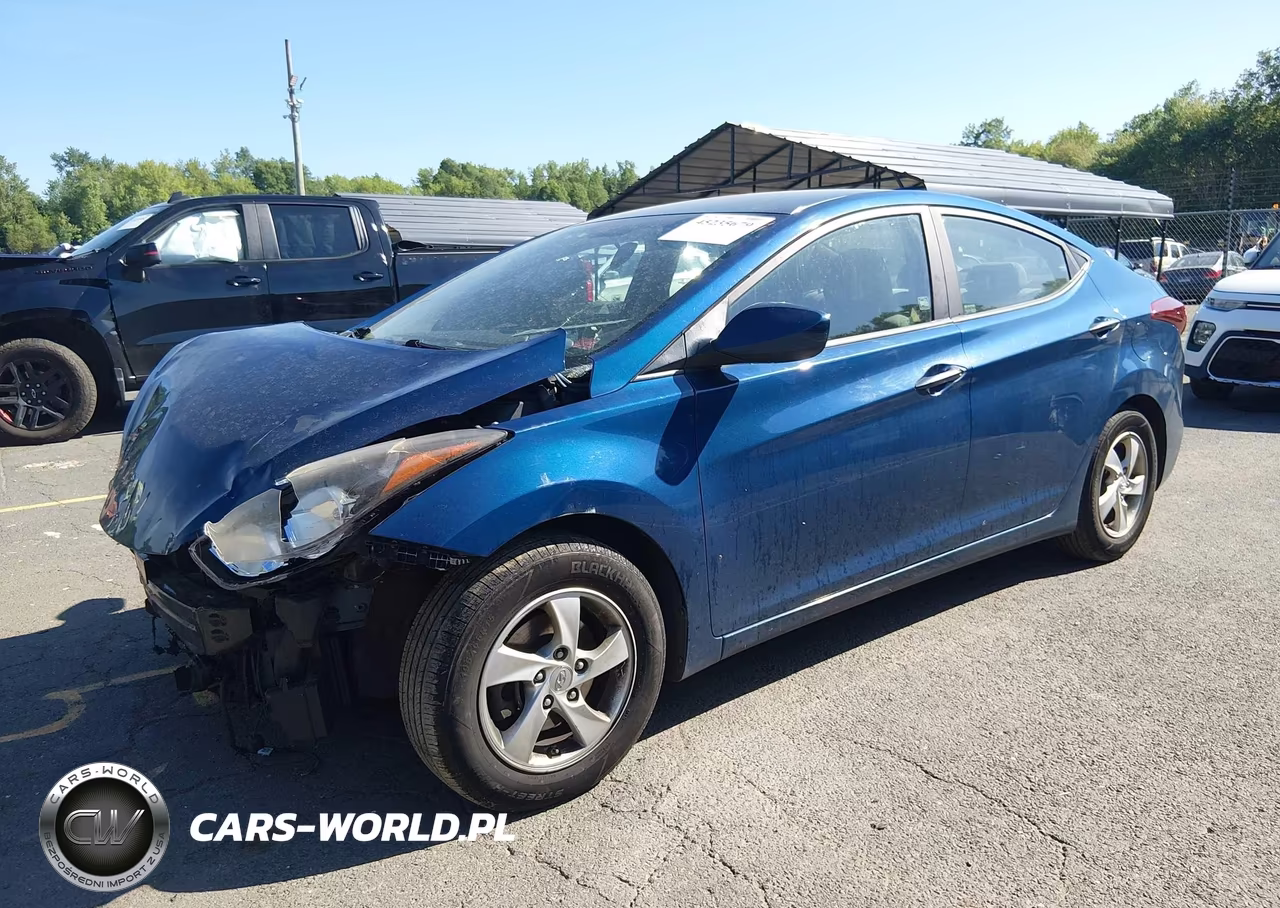 2015 Hyundai Elantra Se VIN:KMHDH4AE9FU225784 - 2