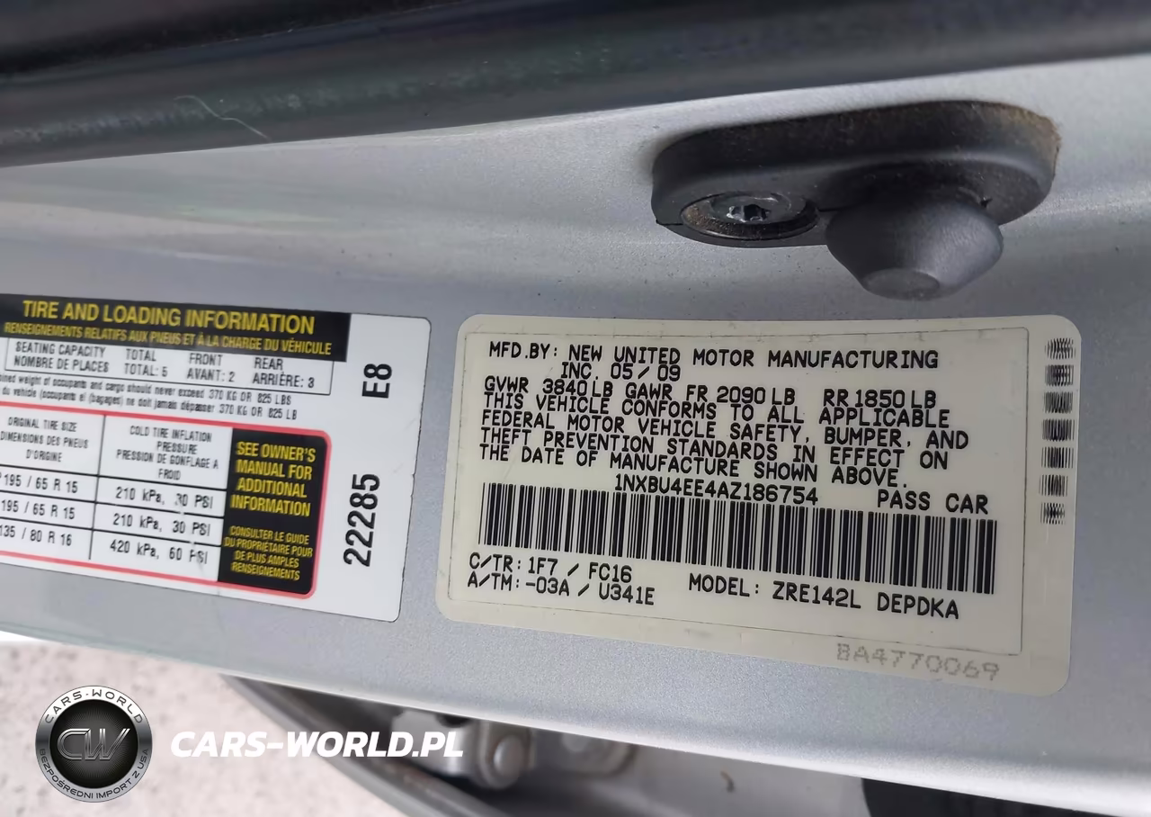 2010 Toyota Corolla Le VIN:1NXBU4EE4AZ186754 - 9