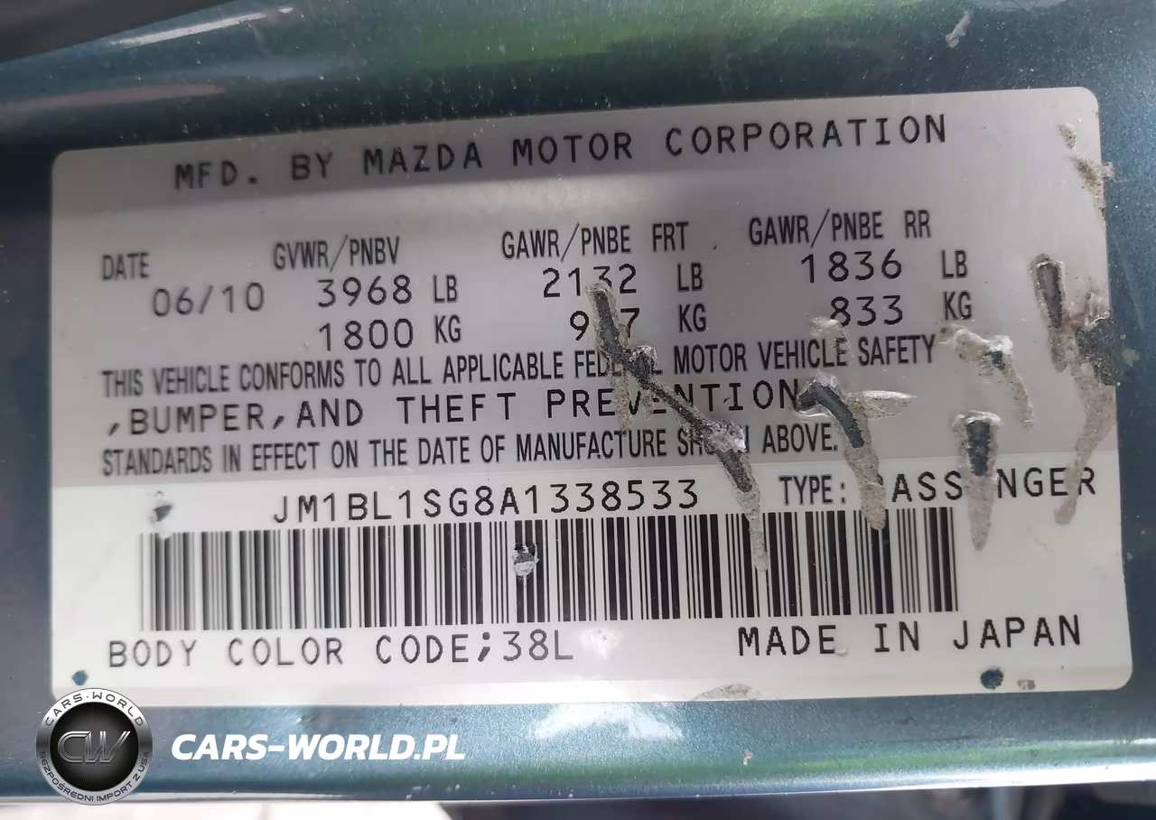2010 Mazda Mazda3 I Touring VIN:JM1BL1SG8A1338533 - 9