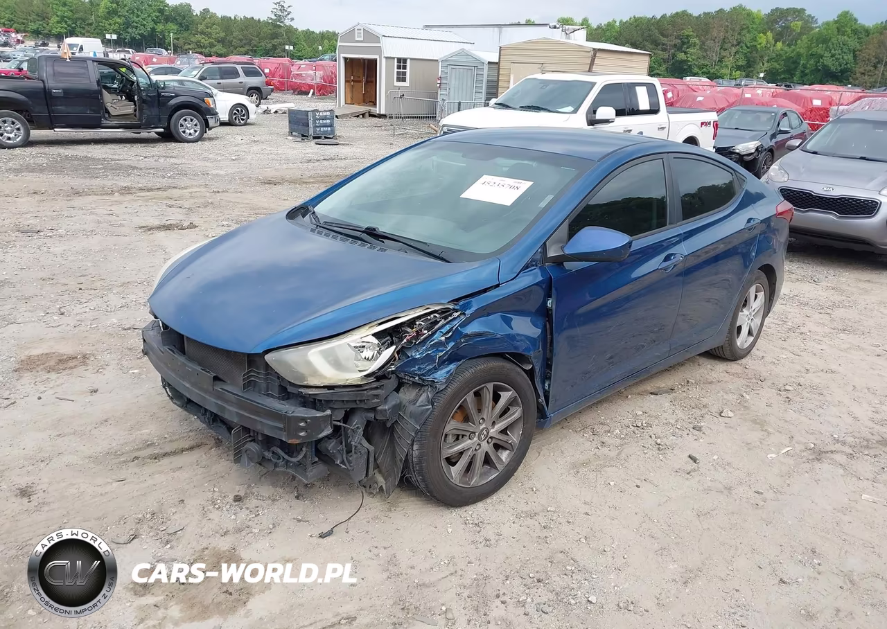 2014 Hyundai Elantra Se VIN:KMHDH4AE6EU083134 - 2