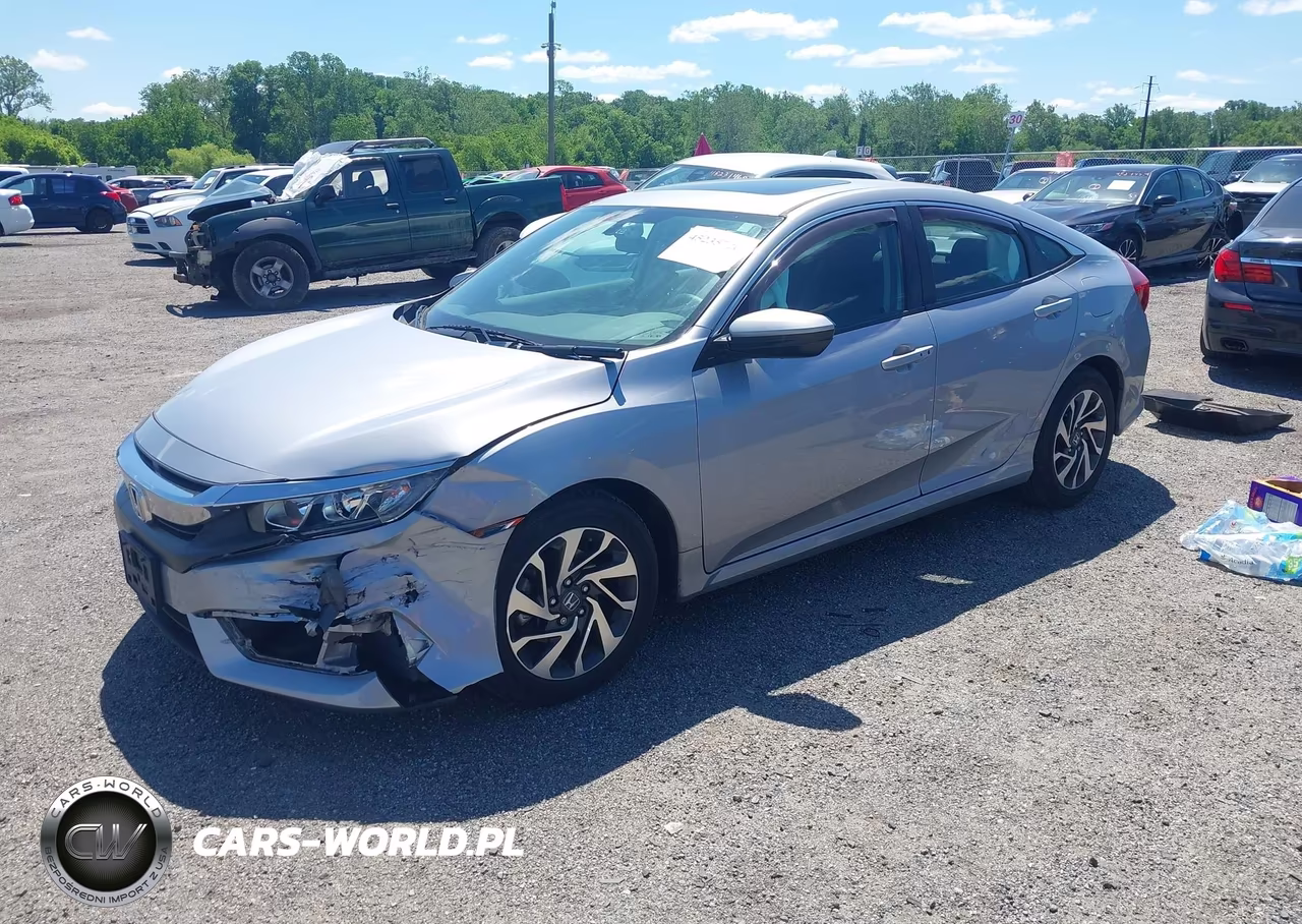 2018 Honda Civic Ex VIN:2HGFC2F7XJH526622 - 2