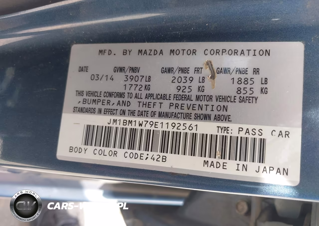 2014 Mazda Mazda3 I Grand Touring VIN:JM1BM1W79E1192561 - 9