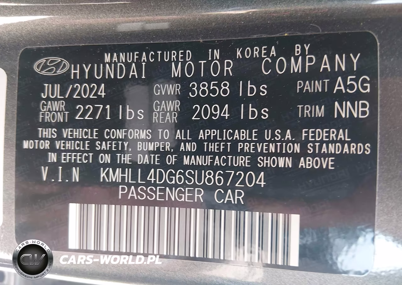 2025 Hyundai Elantra Se VIN:KMHLL4DG6SU867204 - 9