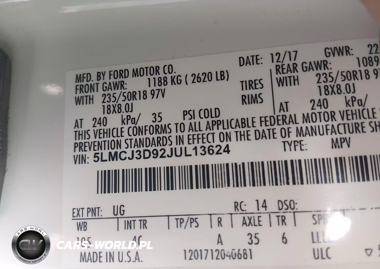 2018 Lincoln Mkc Reserve VIN:5LMCJ3D92JUL13624 - 9
